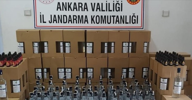Ankara'da Büyük Sahte İçki Operasyonu!