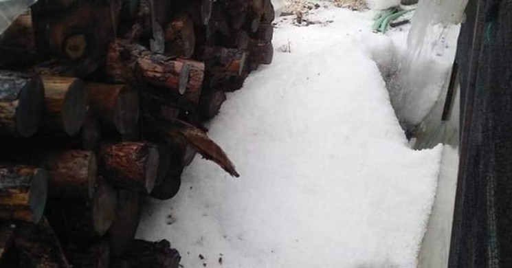 Antalya Kabusu Gördü! Dolu Şaşkınlığı