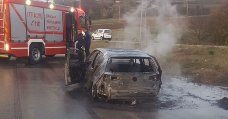 Boşanma Sürecinde Olduğu Karısının Otomobilini Yaktı!
