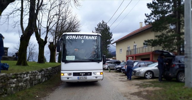 Bosna Hersek'teki Vucjak Kampı'nda Kalan Göçmenler Taşınıyor