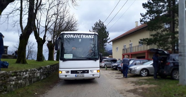 Bosna Hersek'teki Vucjak Kampı'nda Kalan Göçmenler Taşınıyor