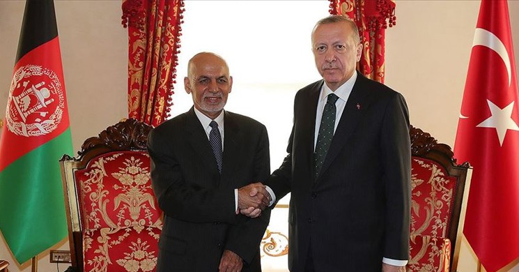 Cumhurbaşkanı Erdoğan Mevkidaşı Eşref Gani ile Görüştü