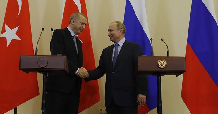 Cumhurbaşkanı Erdoğan, Rus Mevkidaşı Putin İle Telefonda Görüştü