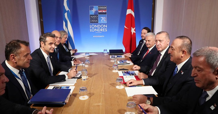 Cumhurbaşkanı Erdoğan, Yunanistan Başbakanı Miçotakis’i Kabul Etti