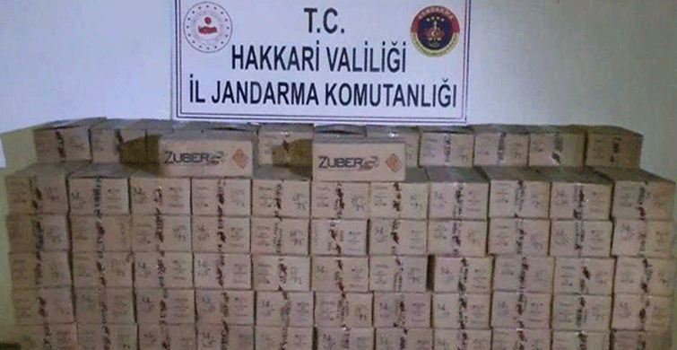 Hakkari'de 50 Bin 100 Adet Av Tüfeği Fişeği Ele Geçirildi