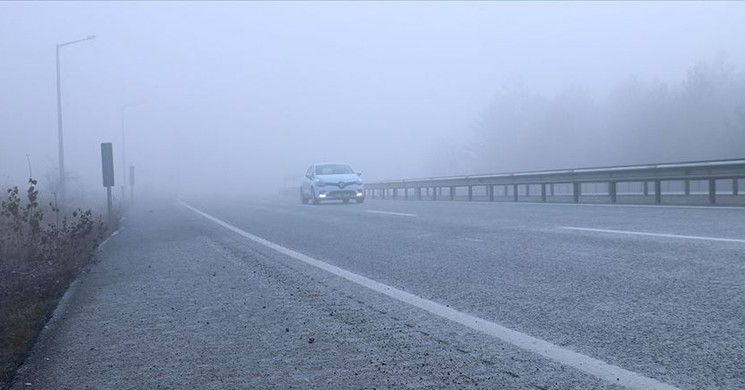 Kastamonu'da Yoğun Sis Etkili Oluyor