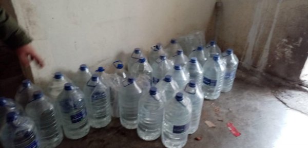 Aksaray’da 222 litre sahte içki ele geçirildi