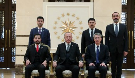 Guatemala Büyükelçisi Barrios, Başkan Erdoğan'a Güven Mektubu Sundu