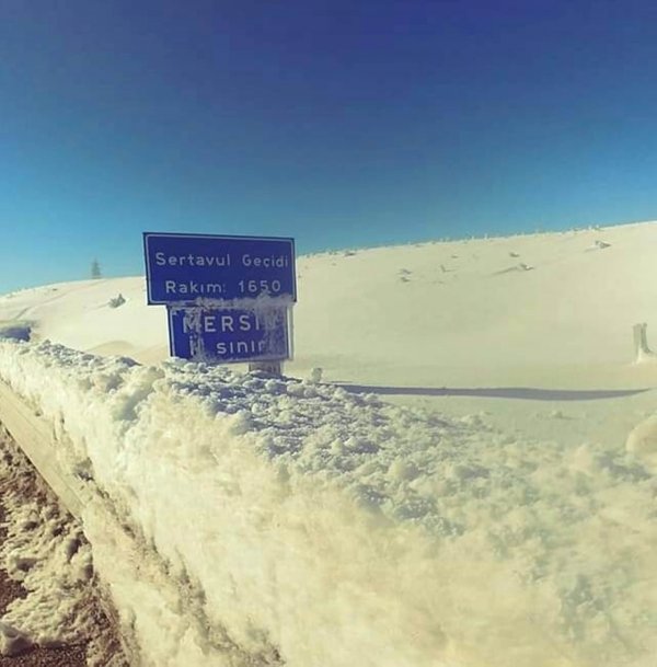 Mersin'in Mut Sertavul Geçidi ulaşıma kapandı