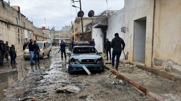 Tel Rıfat'ta 10 sivil YPG tarafından yaralandı