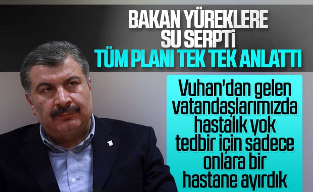 Vuhan'dan getirilen Türklere uygulanacak tedavi