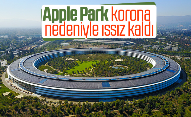 Apple Park, koronavirüs nedeniyle sessizliğe büründü Apple Park, koronavirüs nedeniyle sessizliğe büründü - VİDEO