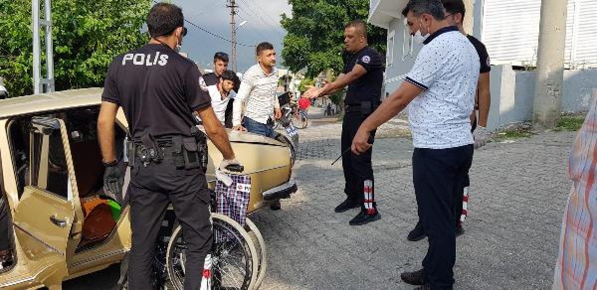 Hatay'da engelli numarası yapan dilenci yakalandı #6