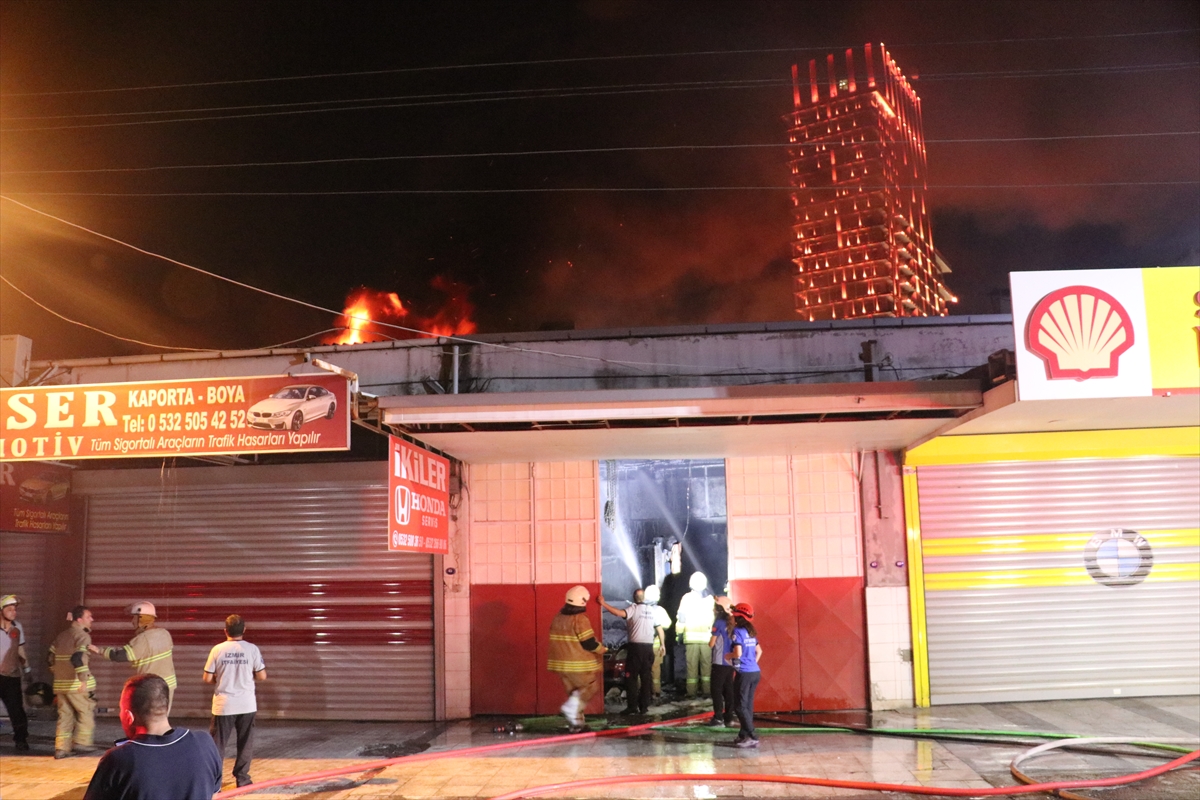 İzmir de bir dükkanda yangın çıktı #2