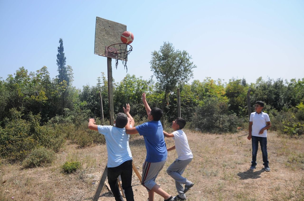 Kocaeli de atık malzemeleri spor yapmak için kullandılar #3