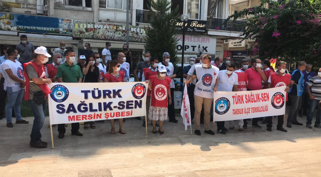Türk Sağlık-Sen Sağlık Çalışanlarının Sorunları İçin Tüm Türkiye'de Alanlarda!