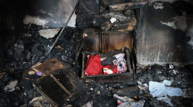 Hatay'daki orman yangınında Türk bayrağı yanmadı! Ev sahibi şaşkına döndü
