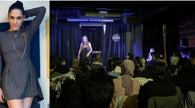 Falan Komedi Kulübü'nde Zeynep Koçak İlk Kez Stand-up Yaptı.